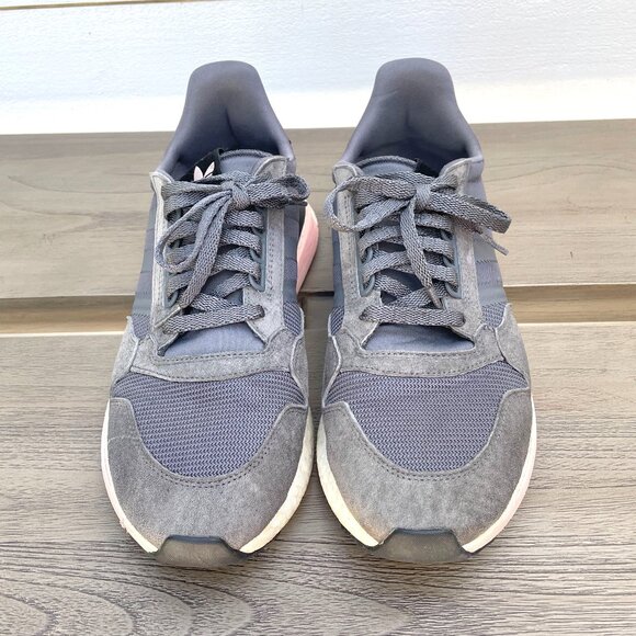 Men's ADIDAS ZX 500 RM  Grey Pink size 11 - Picture 2 of 9